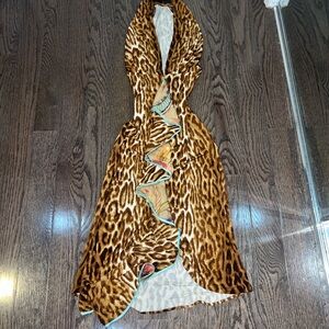 Vintage Yigal Azouel Leopard print dress